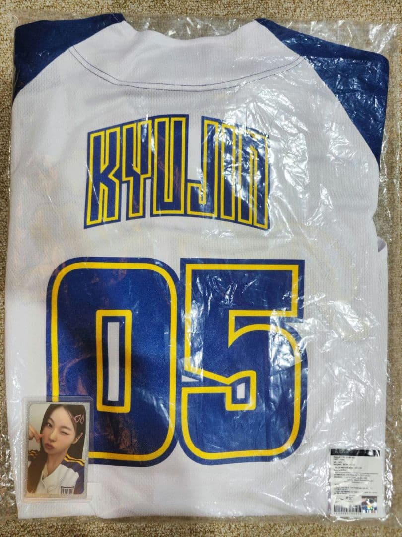 CLK NMIXX キュジン ベースボール ユニフォーム NMIXX University Baseball Jersey Nswer Merch Shirt Kpop Concert