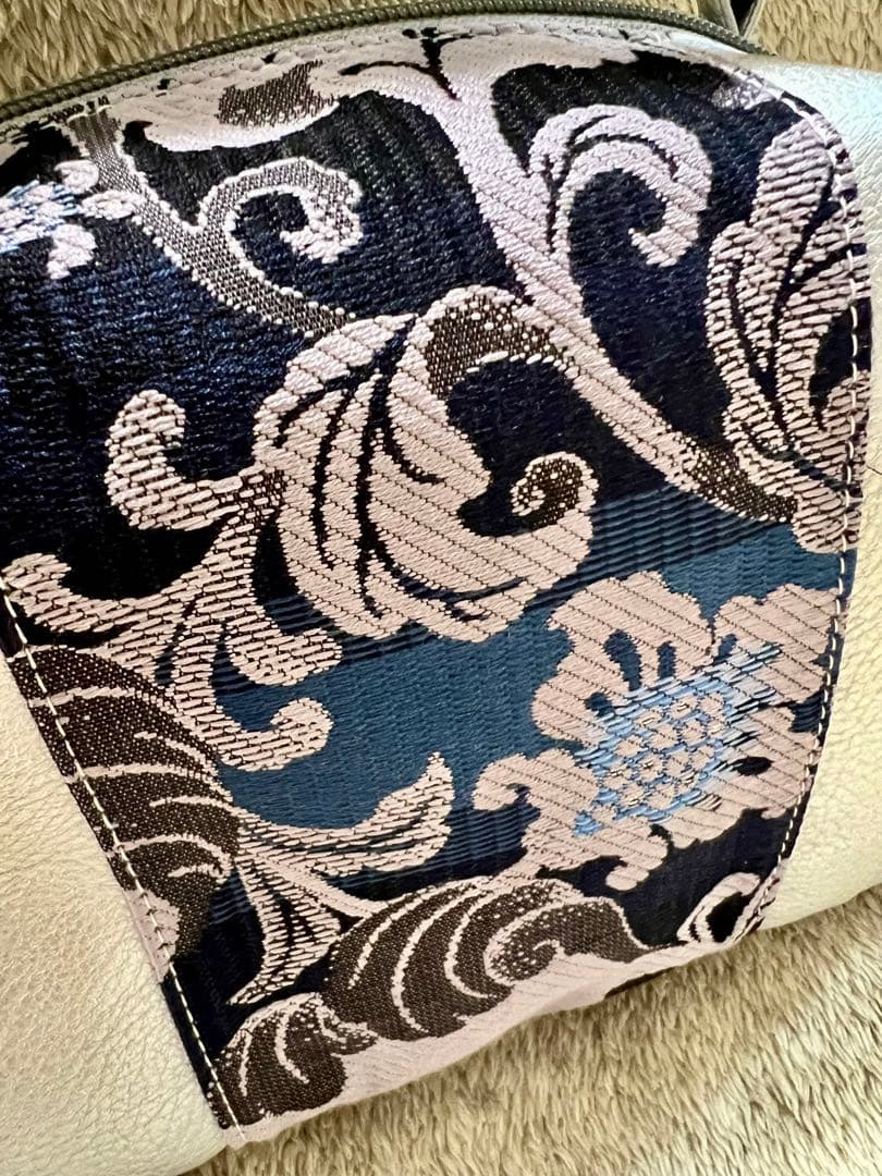 和装バッグ　博多織 花柄　未使用