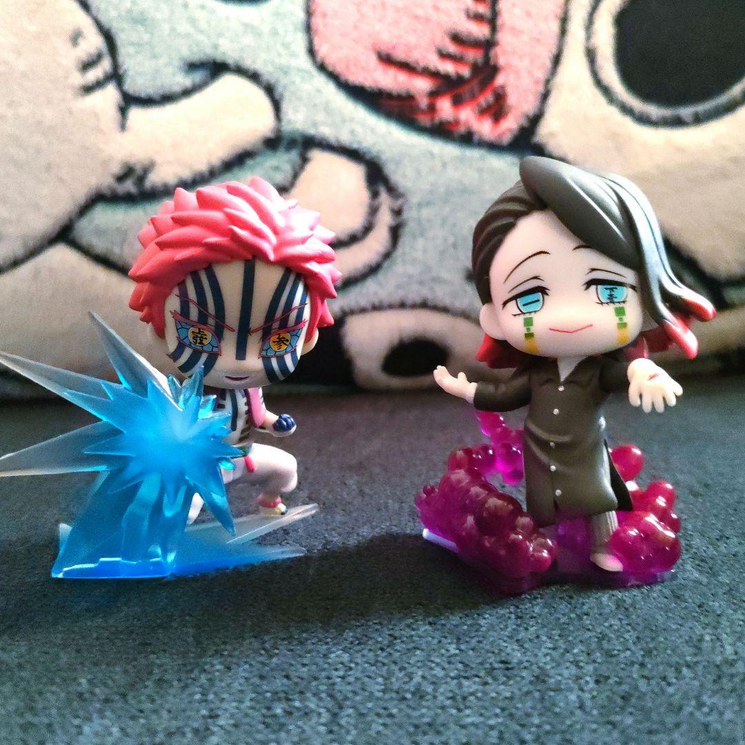 鬼滅の刃 ほーるどフィギュアミニ 猗窩座 魘夢 2点セット - メルカリ