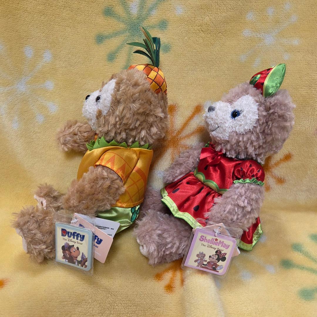 香港ディズニー フルーツサマー ダッフィー シェリーメイ ぬいぐるみ