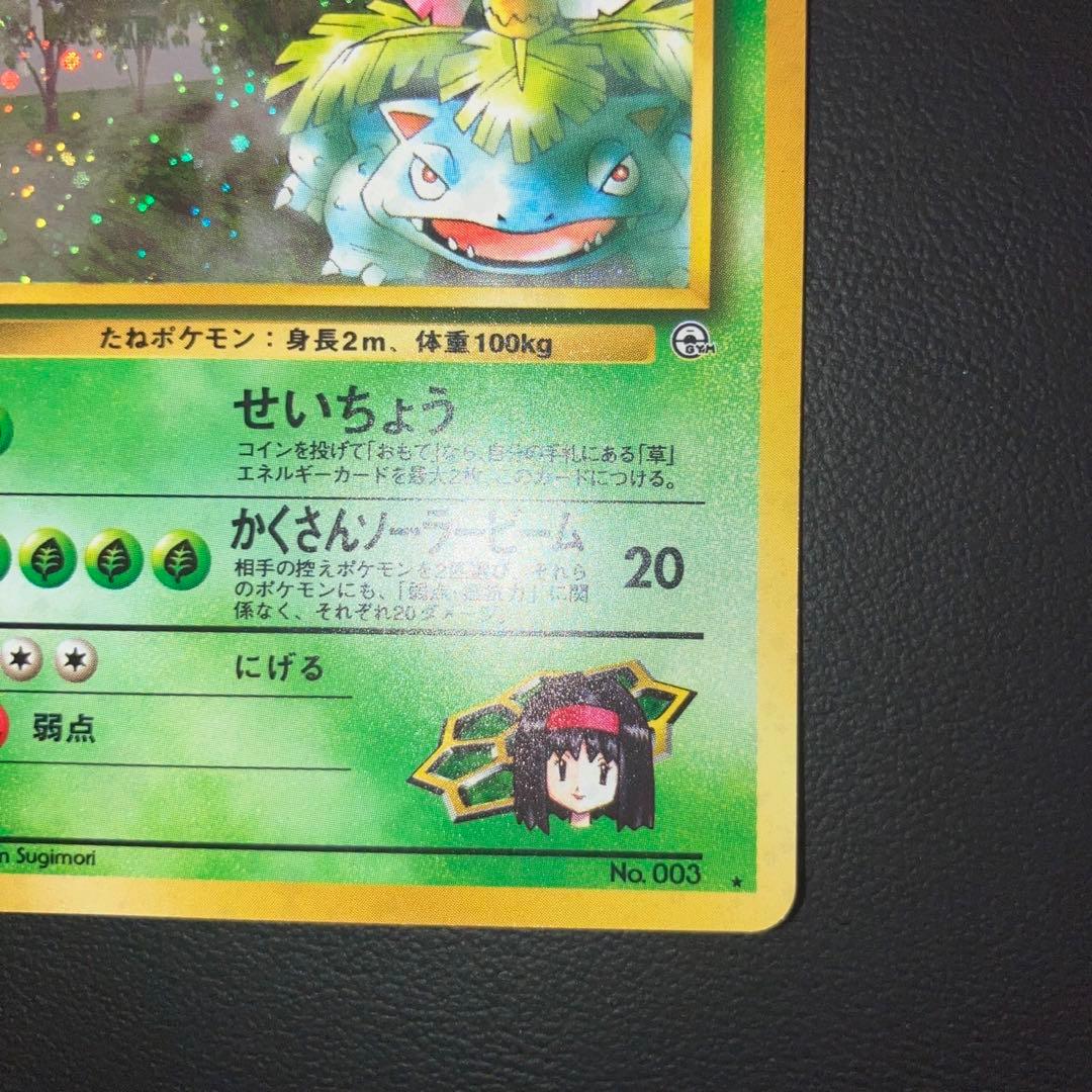 美品　旧裏　エリカのフシギバナ　キラ　ホロ