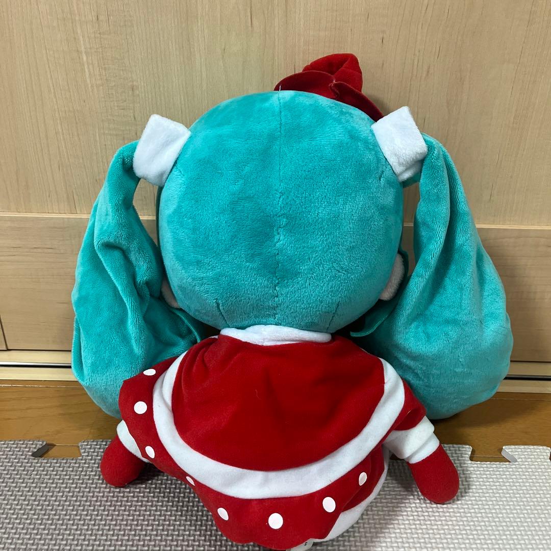 初音ミク】 メガジャンボふわふわぬいぐるみ クリスマス 三月八日 セガ