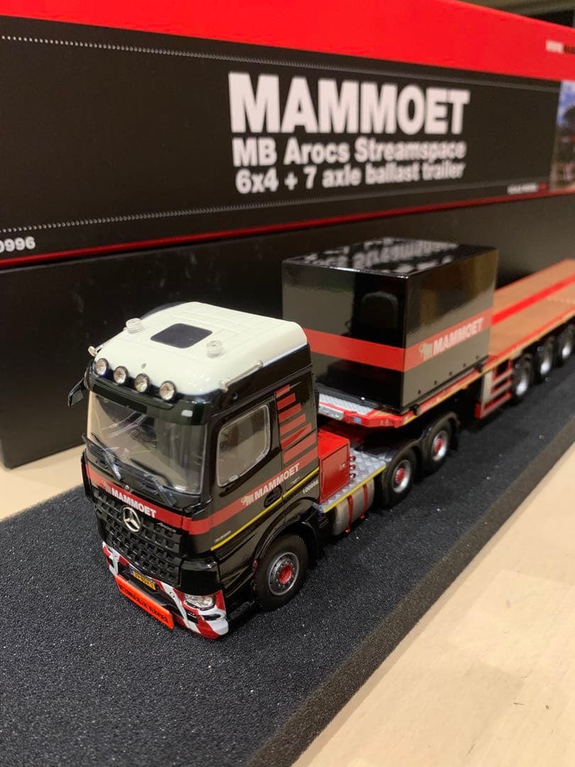 ミニカー IMC 1/50 Mammoet MB arocs+Nooteboom