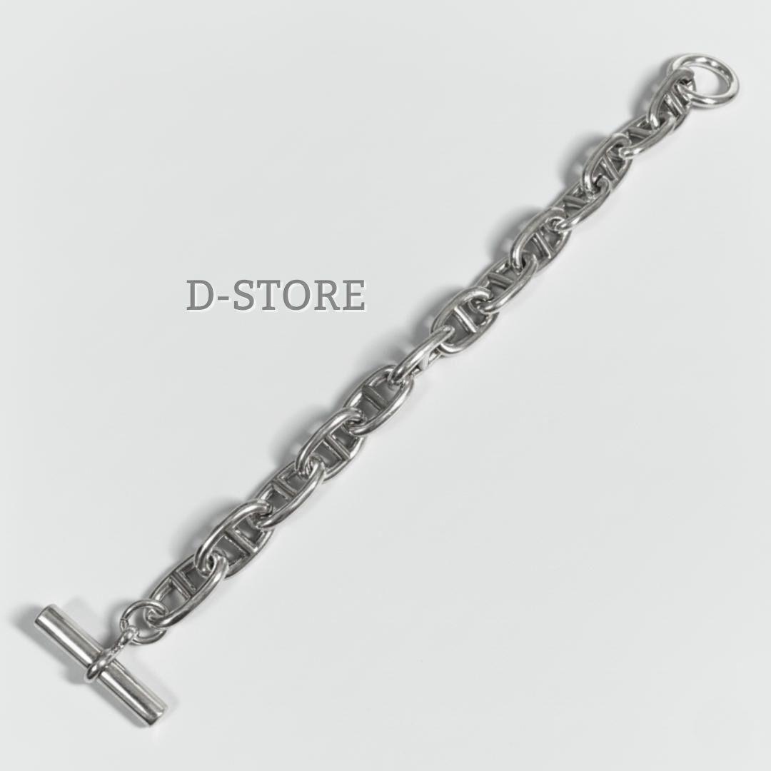 アンカーチェーン シルバー 925刻印 シェーヌダンクル ブレスレット