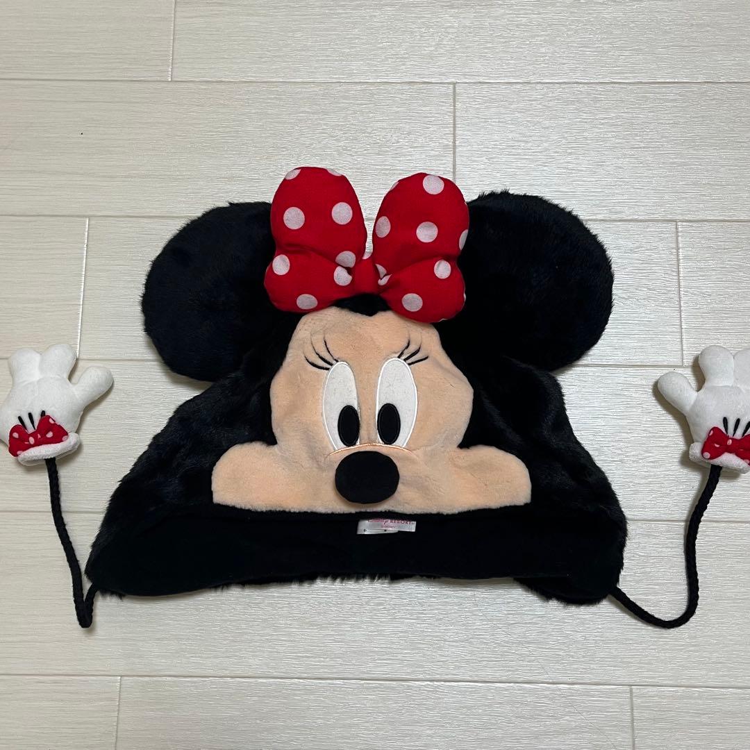 ディズニー ミニー ファンキャップ 帽子 リボン付き - メルカリ