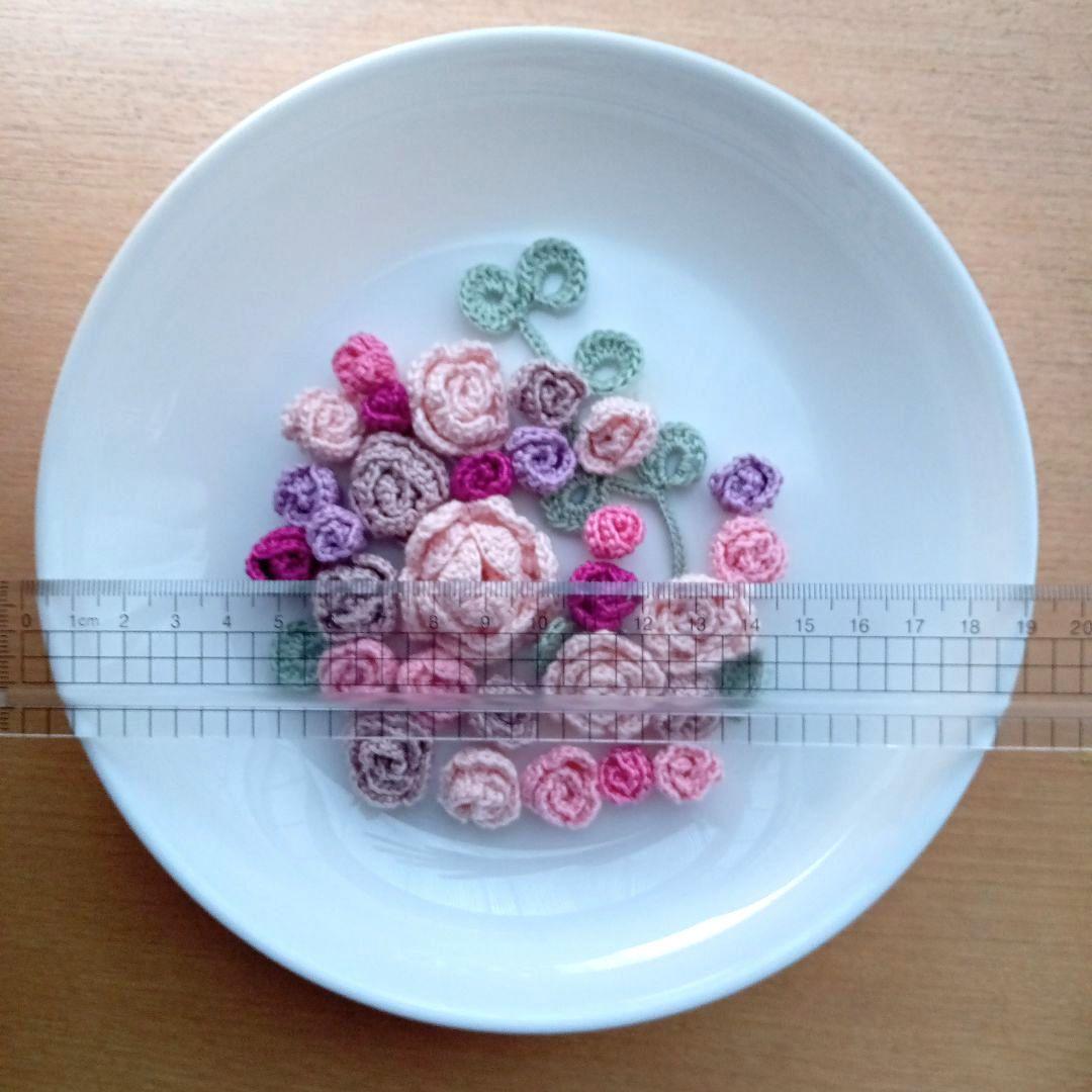 tulip ✻新色先行販売✻ かぎ針編みの花 立体 お花モチーフ 花束