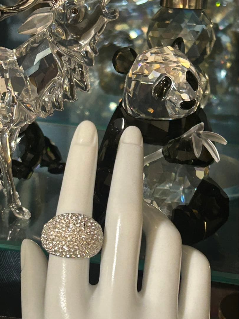 スワロフスキーパヴェリング14号➕スワロフスキーオマケ