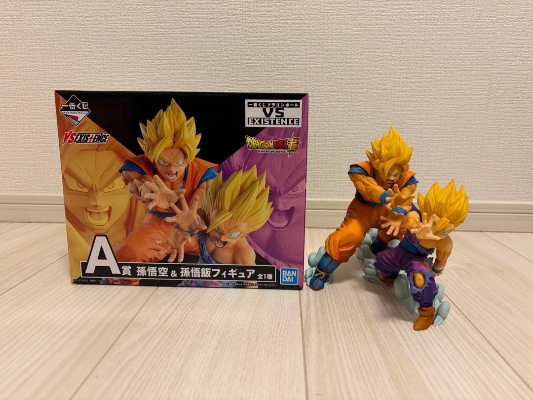 一番くじ ドラゴンボール A賞 親子カメハメ波 悟空&悟飯フィギュア