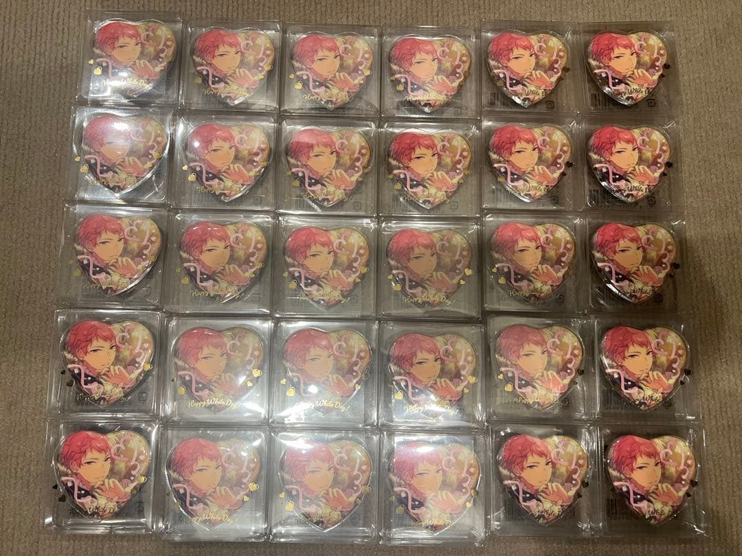 あんスタ】 ホワイトデー ハート缶バッジ 斎宮宗 30点