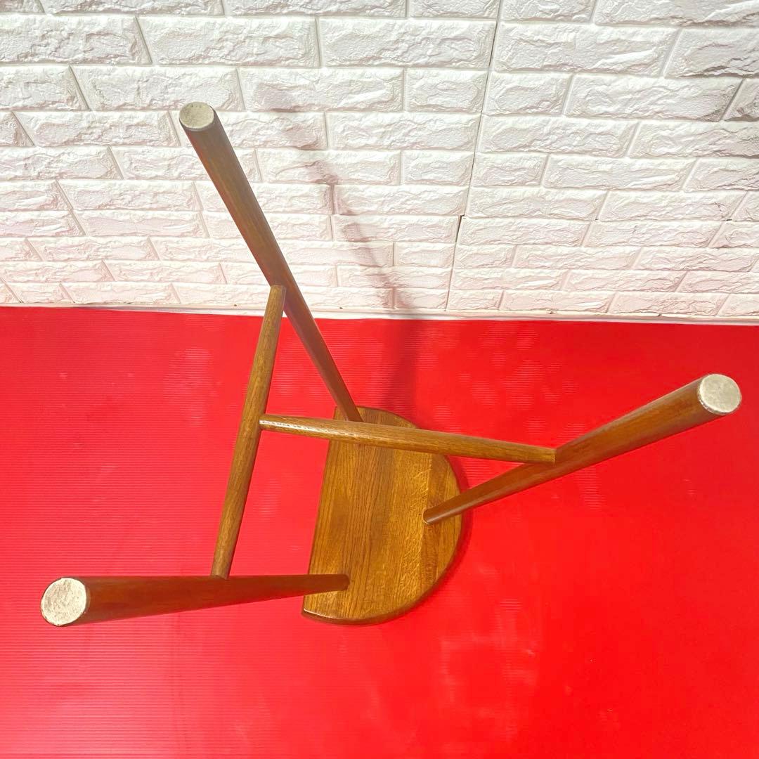 カウンターチェア ハイスツールオーク 天 然木おしゃれ木製鞍型スツールチェア