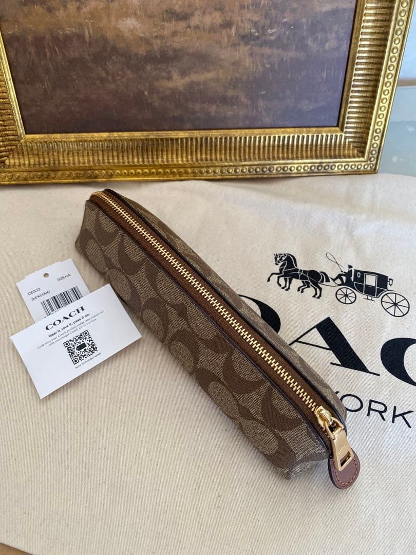期間限定【COACHC6333】ポーチ ペンシルケースペンケース筆箱 - メルカリ