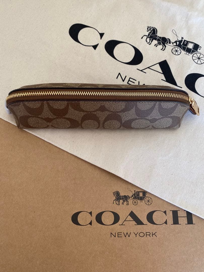 期間限定【COACHC6333】ポーチ ペンシルケースペンケース筆箱 - メルカリ