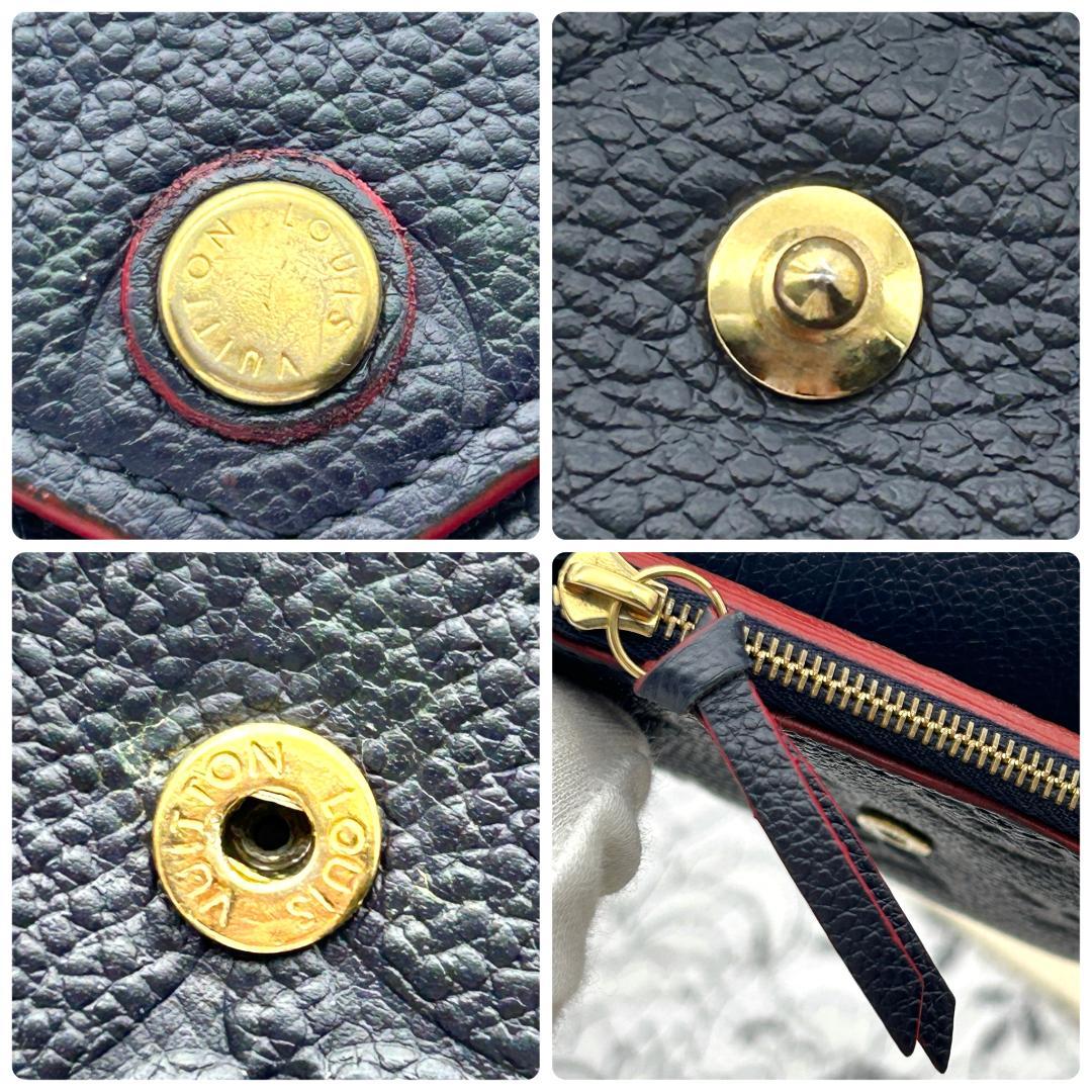 美品】 ポルトフォイユヴィクトリーヌ アンプラント マリーヌルージュ