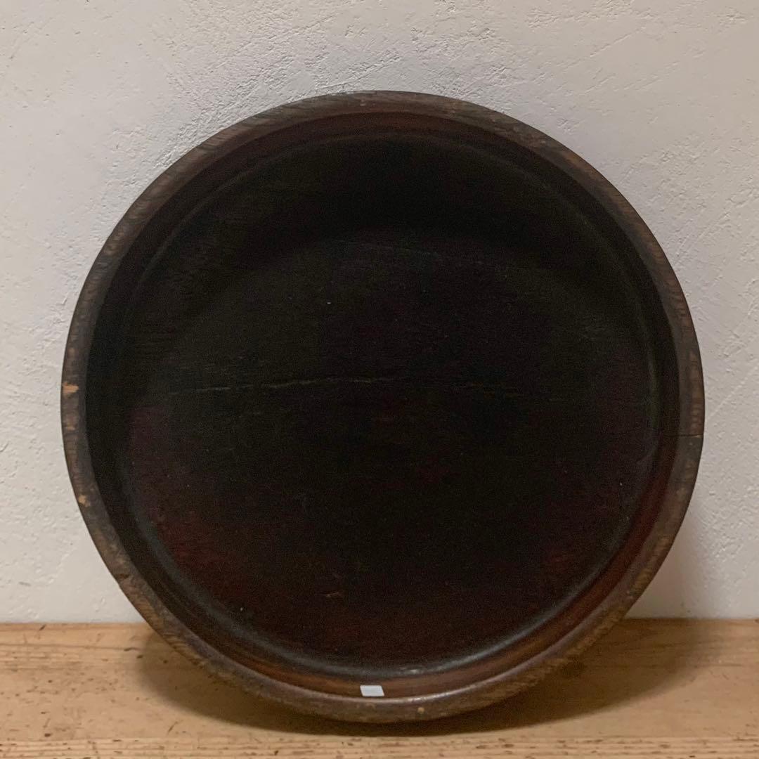 古い 小ぶり くりぬき盆 1 古道具 アンティーク