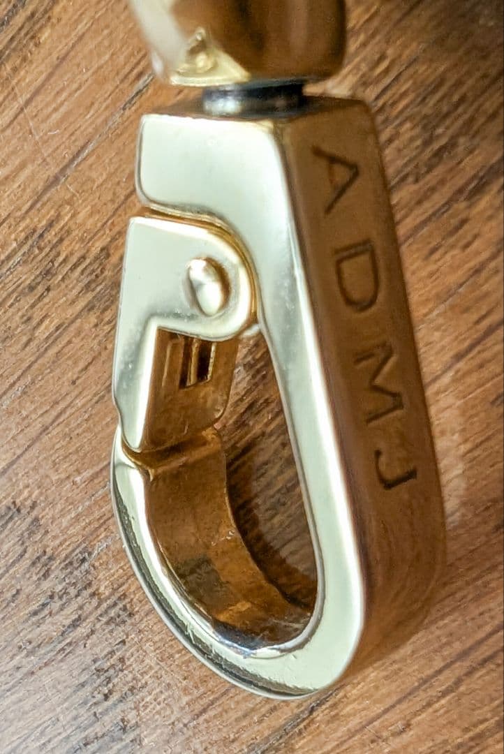 美品！ ADMJ ストライプ デザインショルダーストラップ 付け替えに！