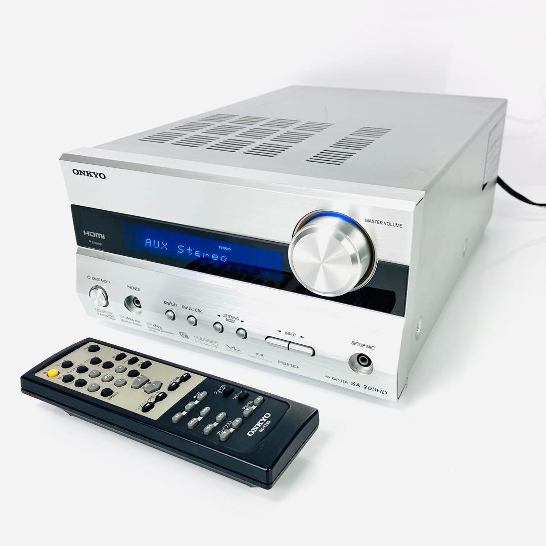 ONKYO SA-205HDアンプ ONKYO SA-205HD リモコン付き AVアンプ