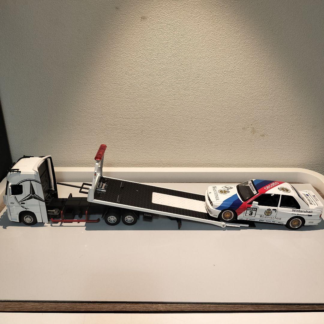 1/24 メルセデス ベンツ アクトロス 積載車 ダイキャストミニカー