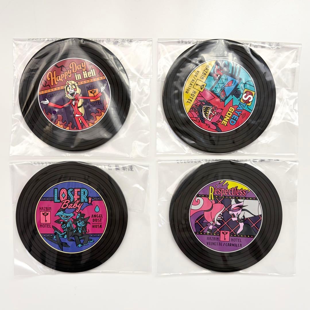 一番くじ ハズビン・ホテル レコード風ラバーコースター コースター G