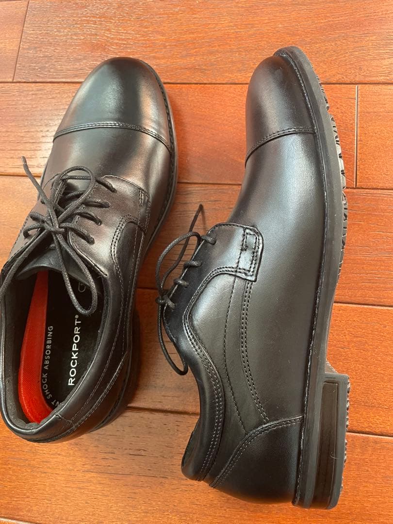 新品　ROCKPORT 防水 黒 ビジネスシューズ