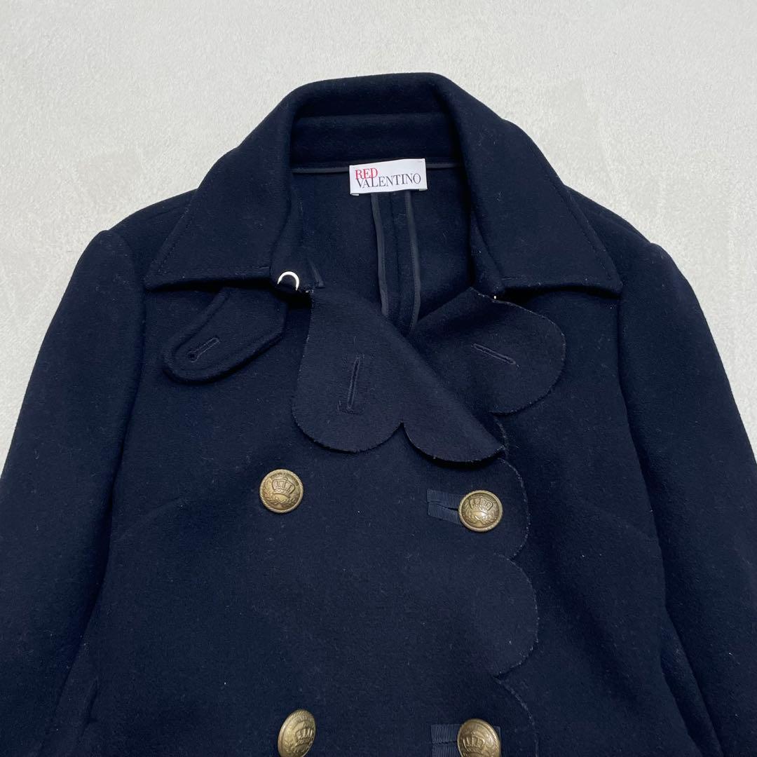 最高 のファッション - レッドヴァレンティノ スカラップダブル