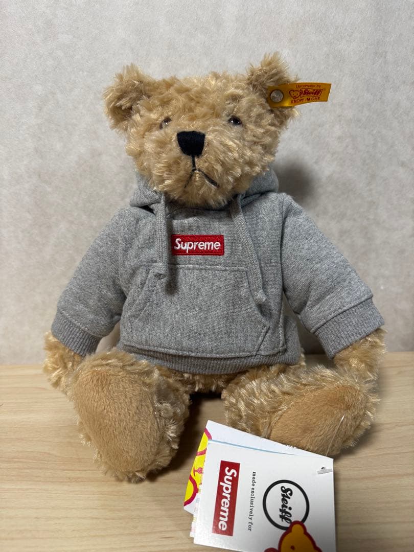 SUPREME18AW Steiff Bearシュタイフベア クマぬいぐるみ