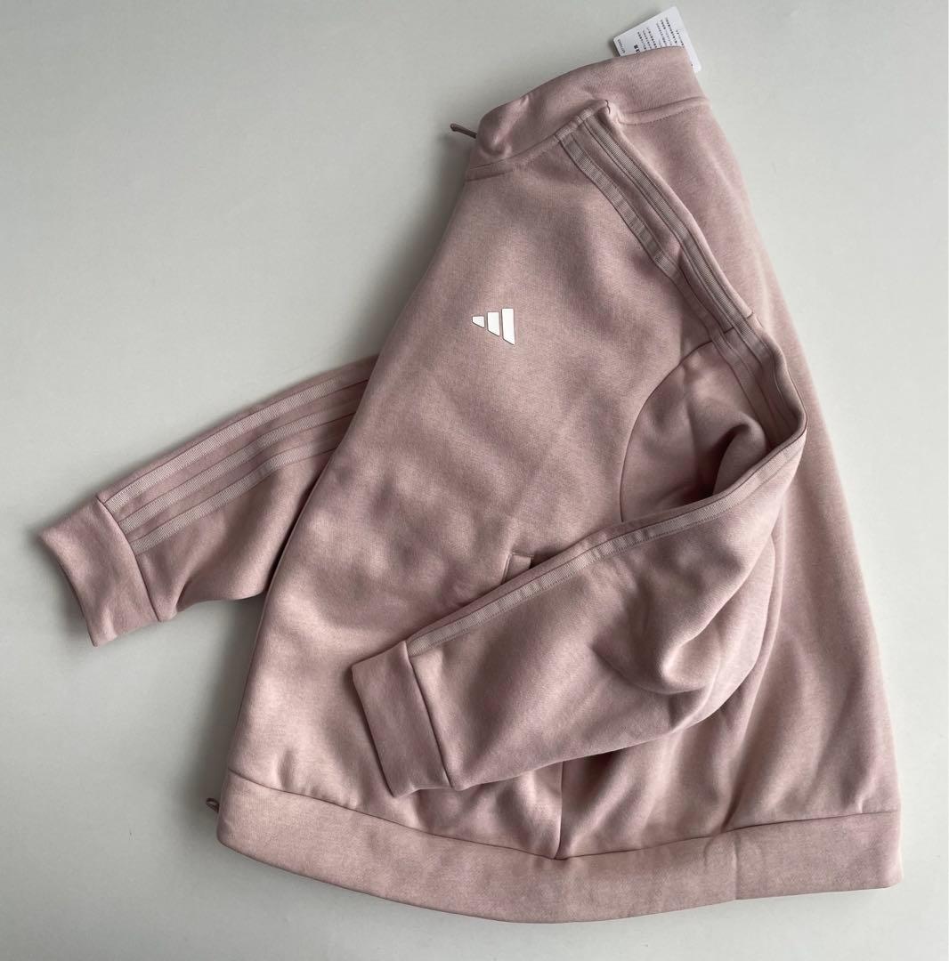 新品タグ付⛳️長袖トレーナー裏起毛セットアップ秋冬　アディダスゴルフ　スリーライン