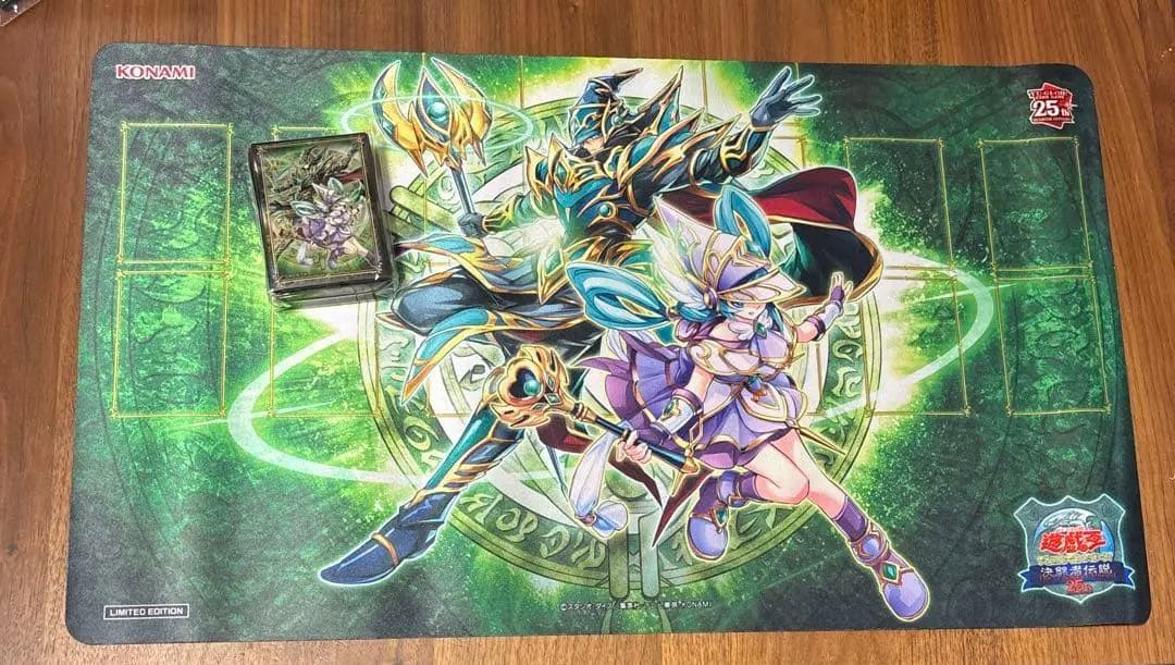 遊戯王 結束と絆の魔導師 プレイマット スリーブセット デュエル