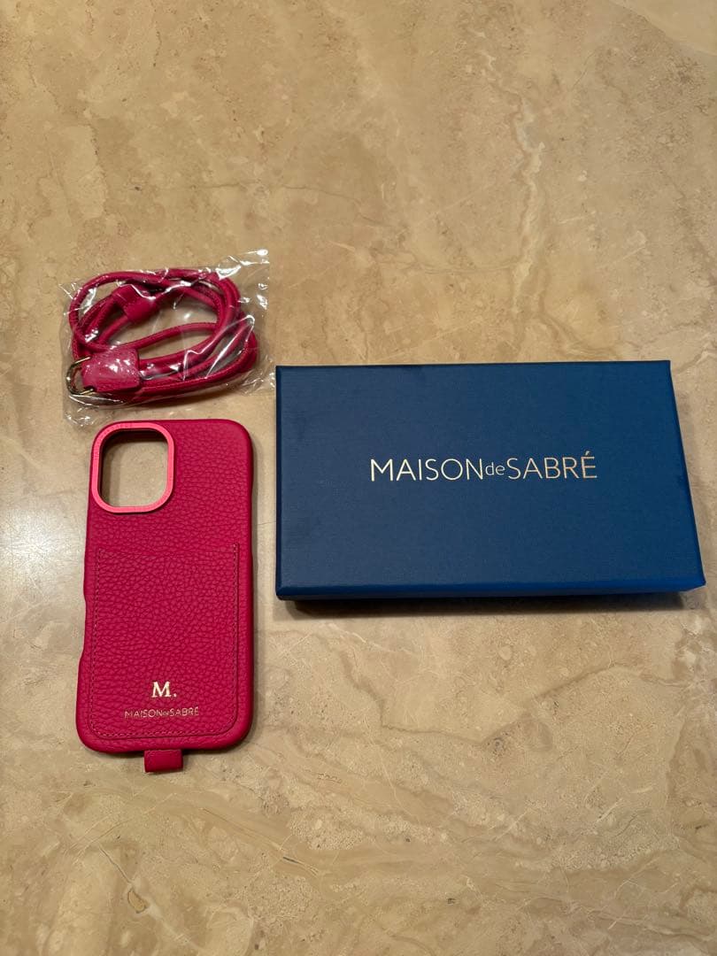 MAISON de SABRÉ iPhoneケース　iPhone16 iPhone 16 Case - Black Caviar – MAISON de SABRÉ