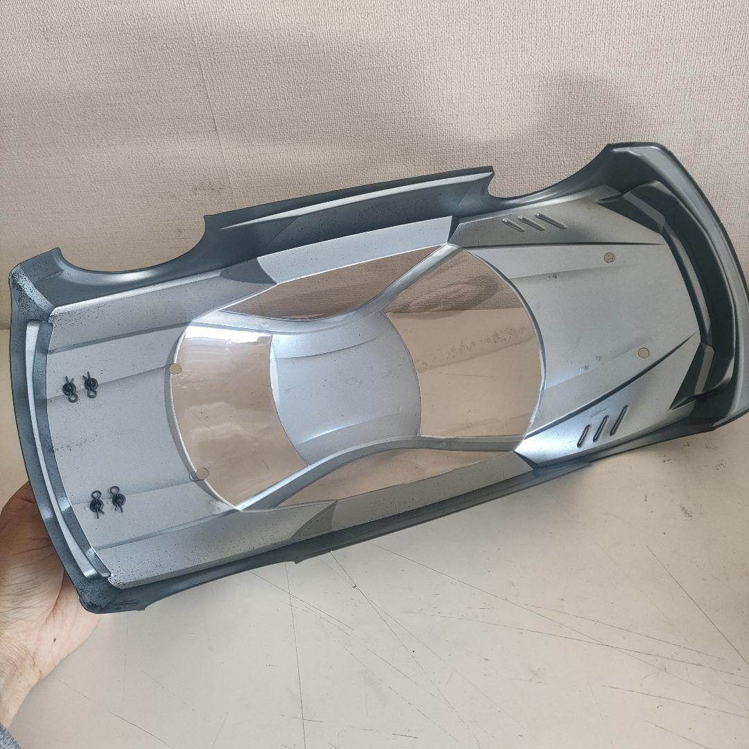 タミヤTA07シャーシ、モーター、ライキリボディ付き