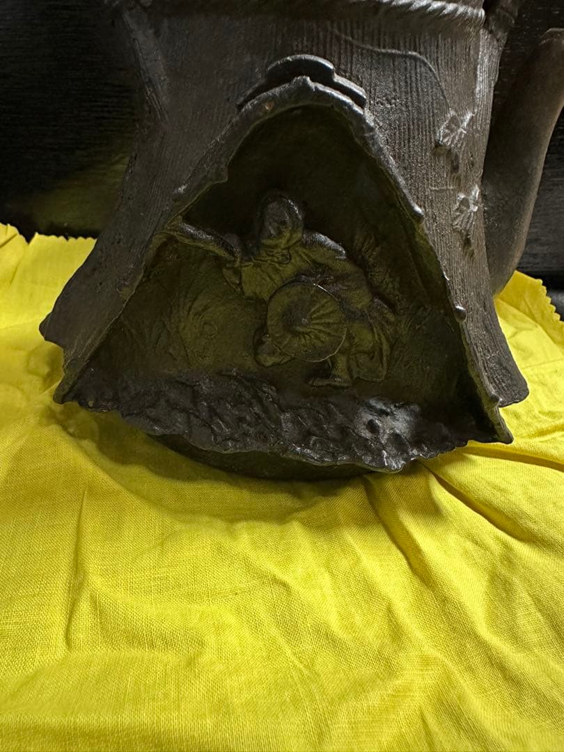 鉄瓶　鉄ピン　古美術　金属工芸
