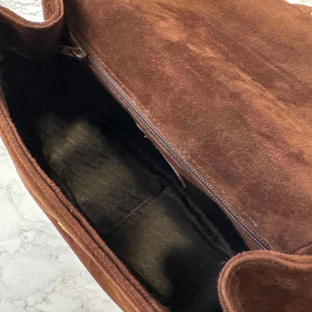 VALENTINO ヴァレンティノ イタリア製 本革 スエードレザーハンドバッグ