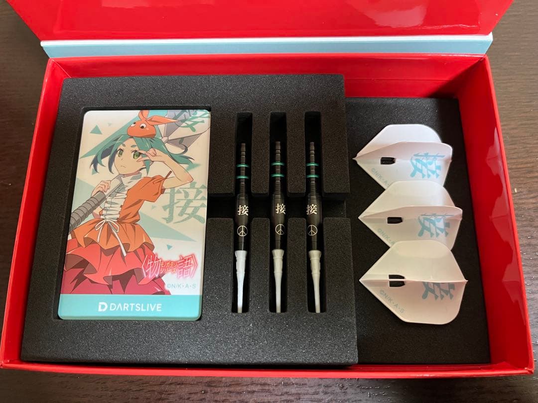 【新品】物語シリーズ ダーツセット 斧乃木 余接ver.【ライブカード付き】