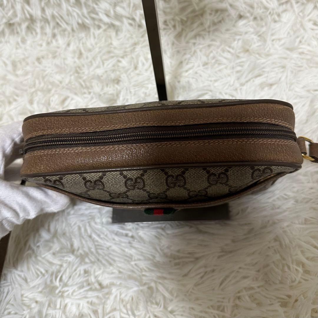 値下げ オールドグッチ GG 金具 レザー ショルダーバッグ シェリーライン