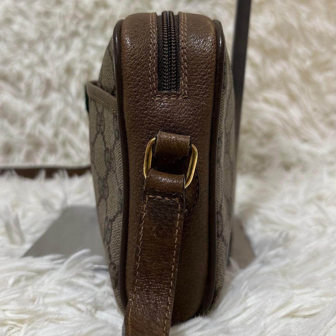 値下げ オールドグッチ GG 金具 レザー ショルダーバッグ シェリーライン