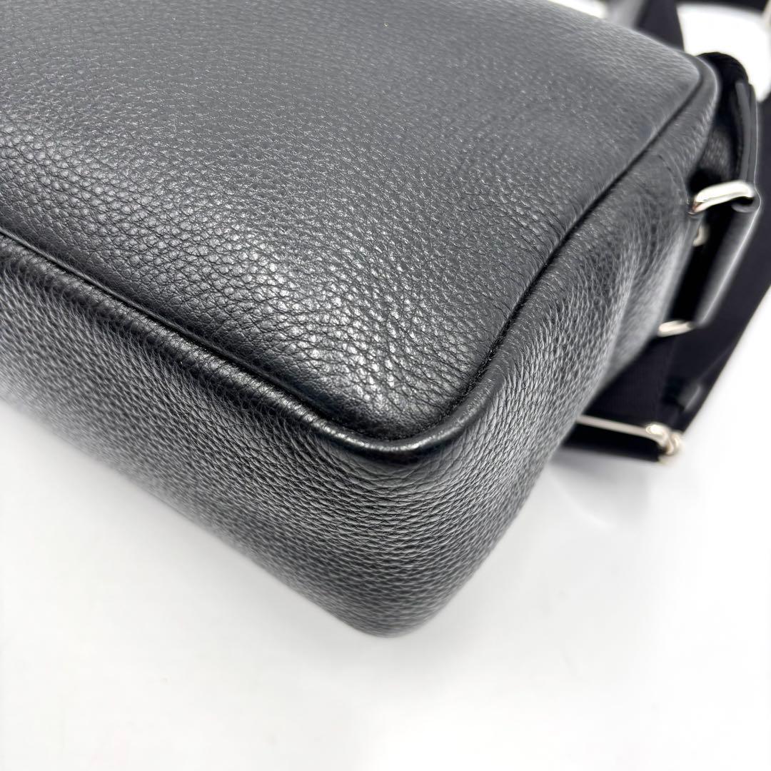 【極美品】 PRADA プラダ ショルダーバッグ ヴィッテロ ブラック 黒