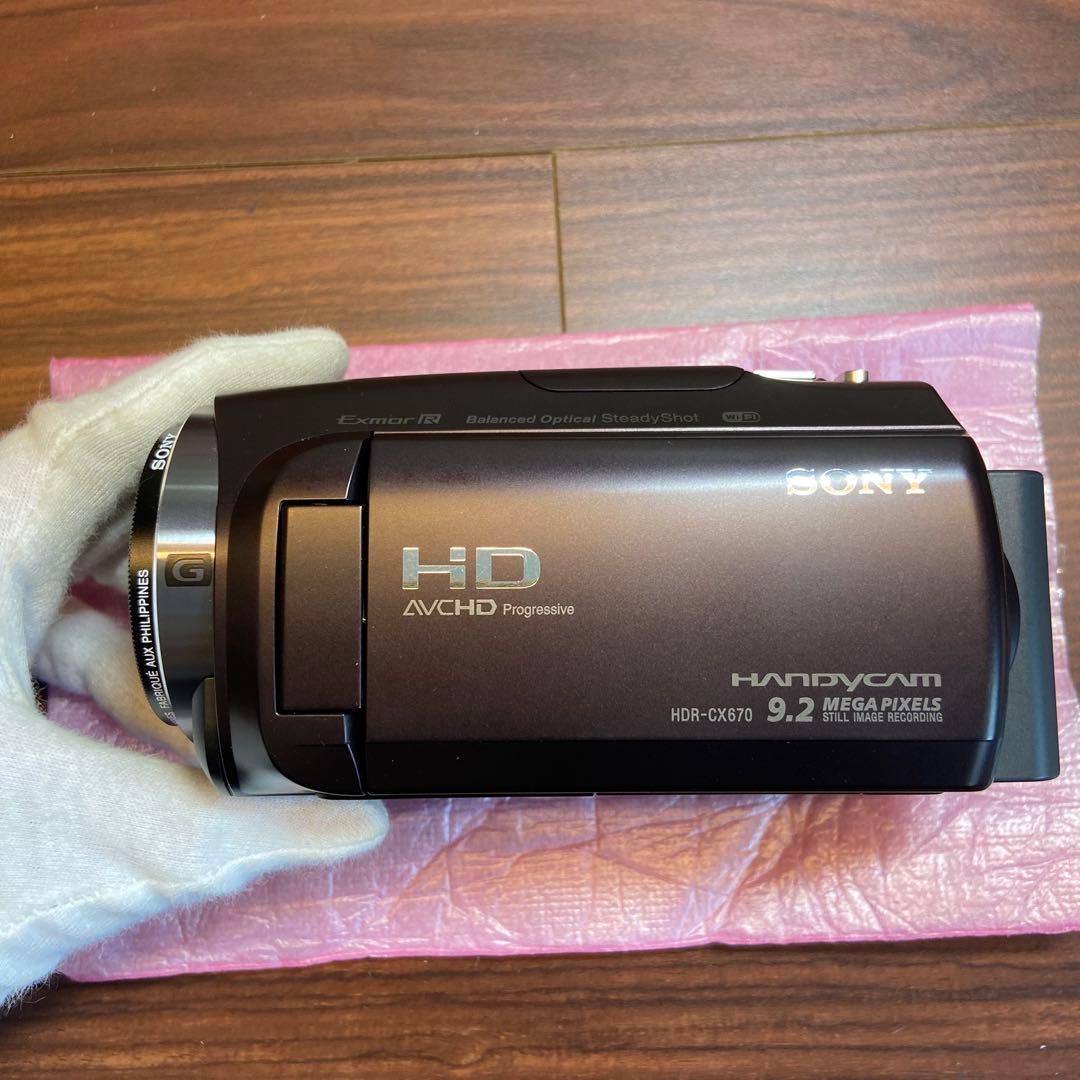 SONY HDR-CX670 ビデオカメラ ほぼ新品 4294