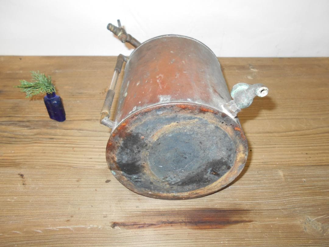 □蒸留器 珈琲/焙煎/有機化学/銅製/エスプレッソ/純水/実験室 コレクション