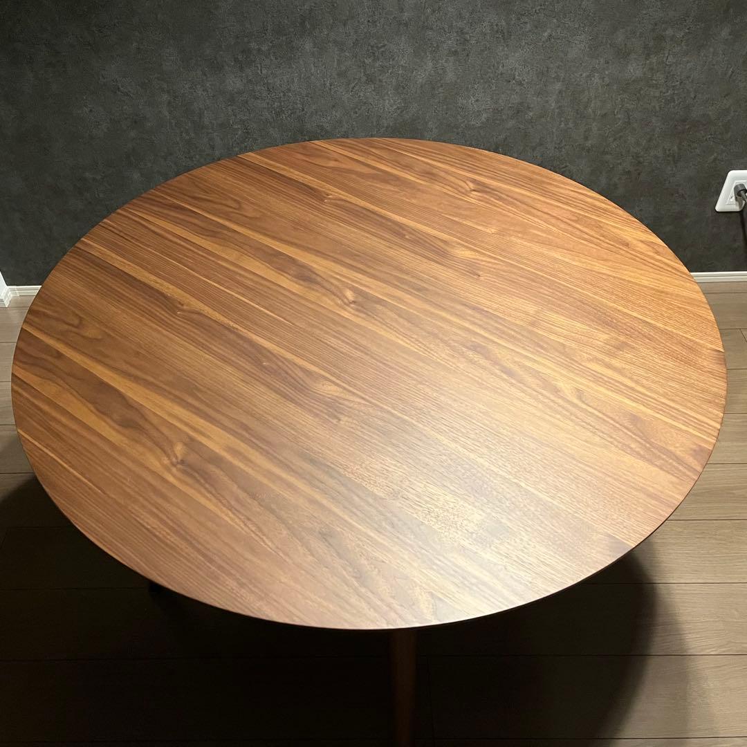 ダイニングテーブル 丸テーブル ミドルブラウン 100cm