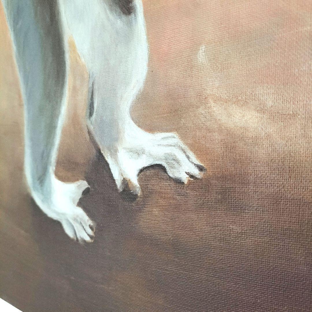 ワオキツネザル アクリル絵の具 キャンバス オリジナル