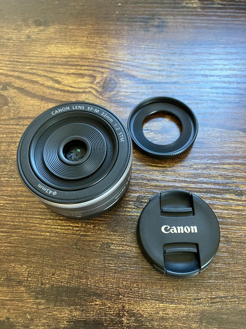 Canon キャノン EF-M 22mm F2 STM シルバー 広角レンズ