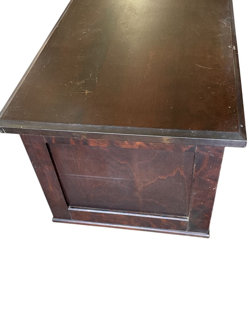 北海道民芸家具　書斎　 樺無垢材 座机/文机/帳場机/作業台/デスク/机