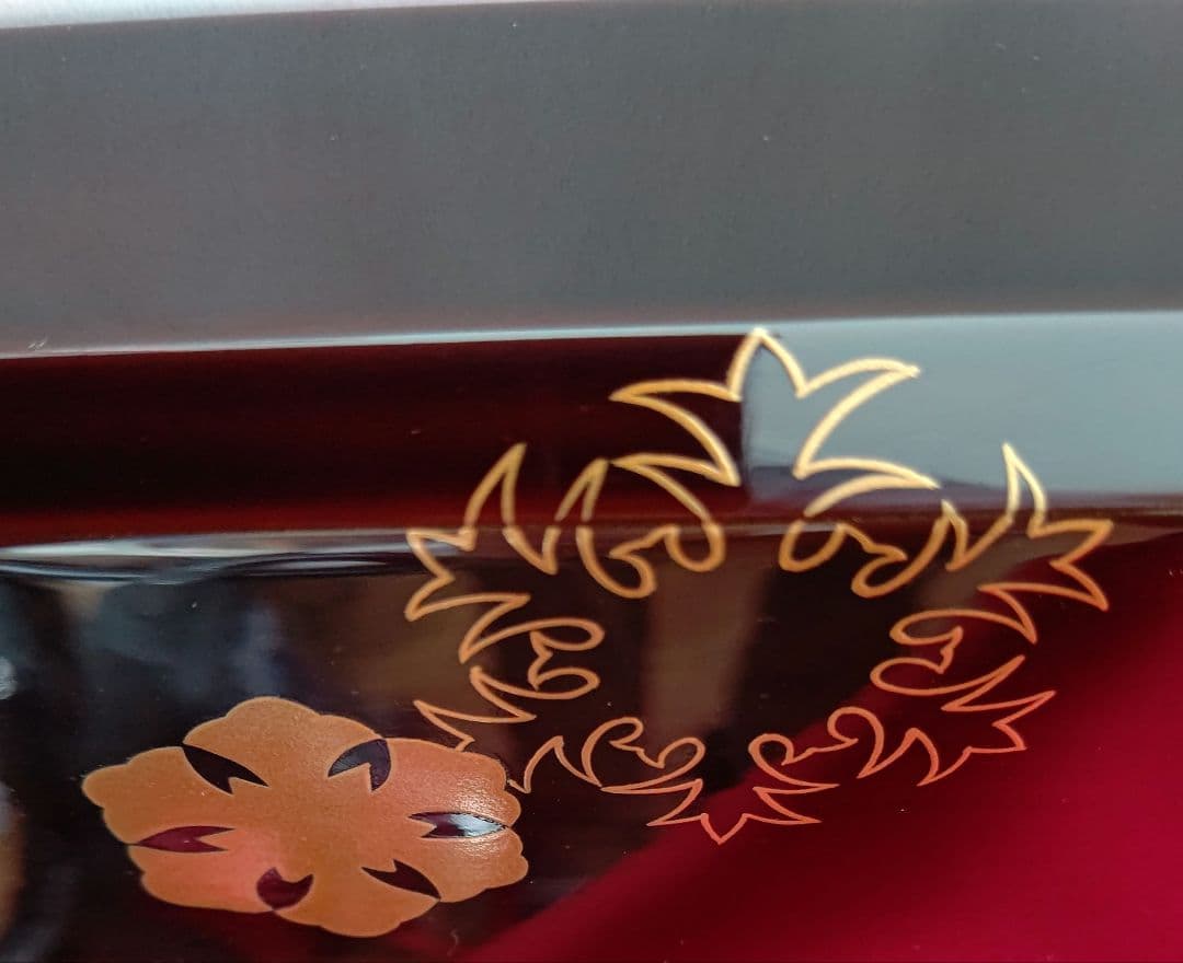 雪輪 輪島塗 炉縁 久保香月 小池静峰 茶道具