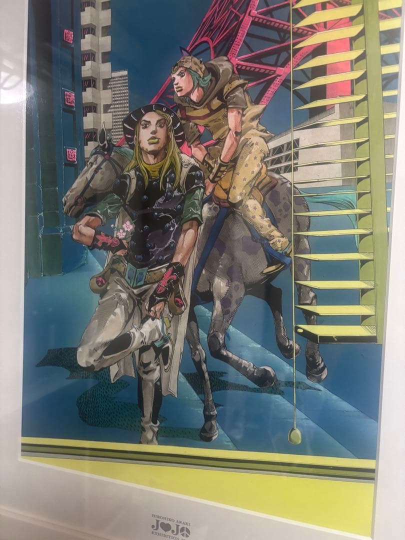 ジョジョの奇妙な冒険 ７部SBR 複製原画　ジョジョ展2012