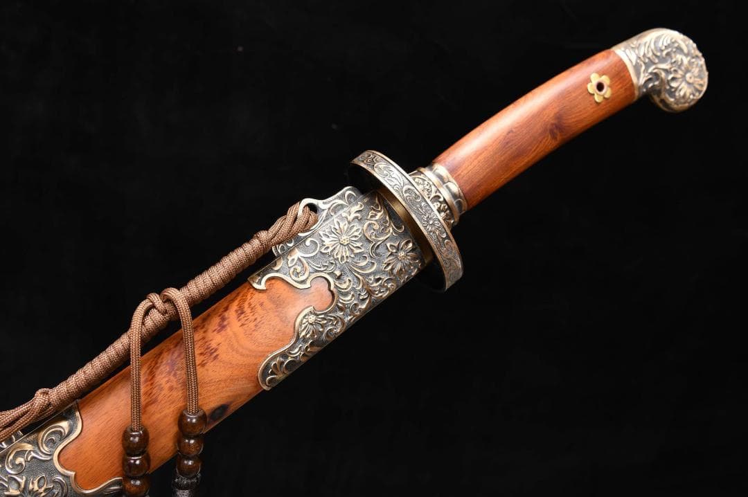 沈錬刺繍春刀 日本刀 模造刀 居合刀 武士道 武蔵 鑑賞用 手鍛造打