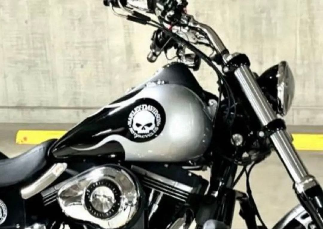 美品 ハーレー FXDB サイモンカスタム タンクカバー スカル - メルカリ