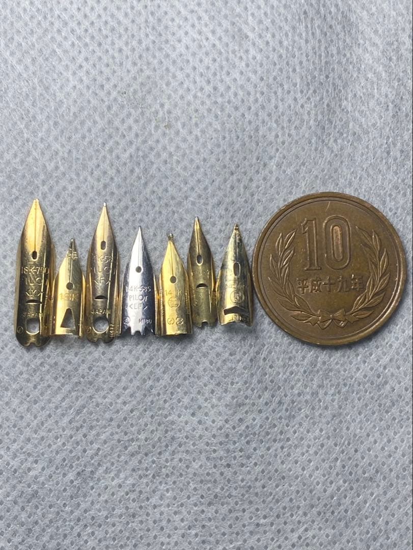 No.112 金無垢18K 0.61g 14k 1.14g 金 24K 純金