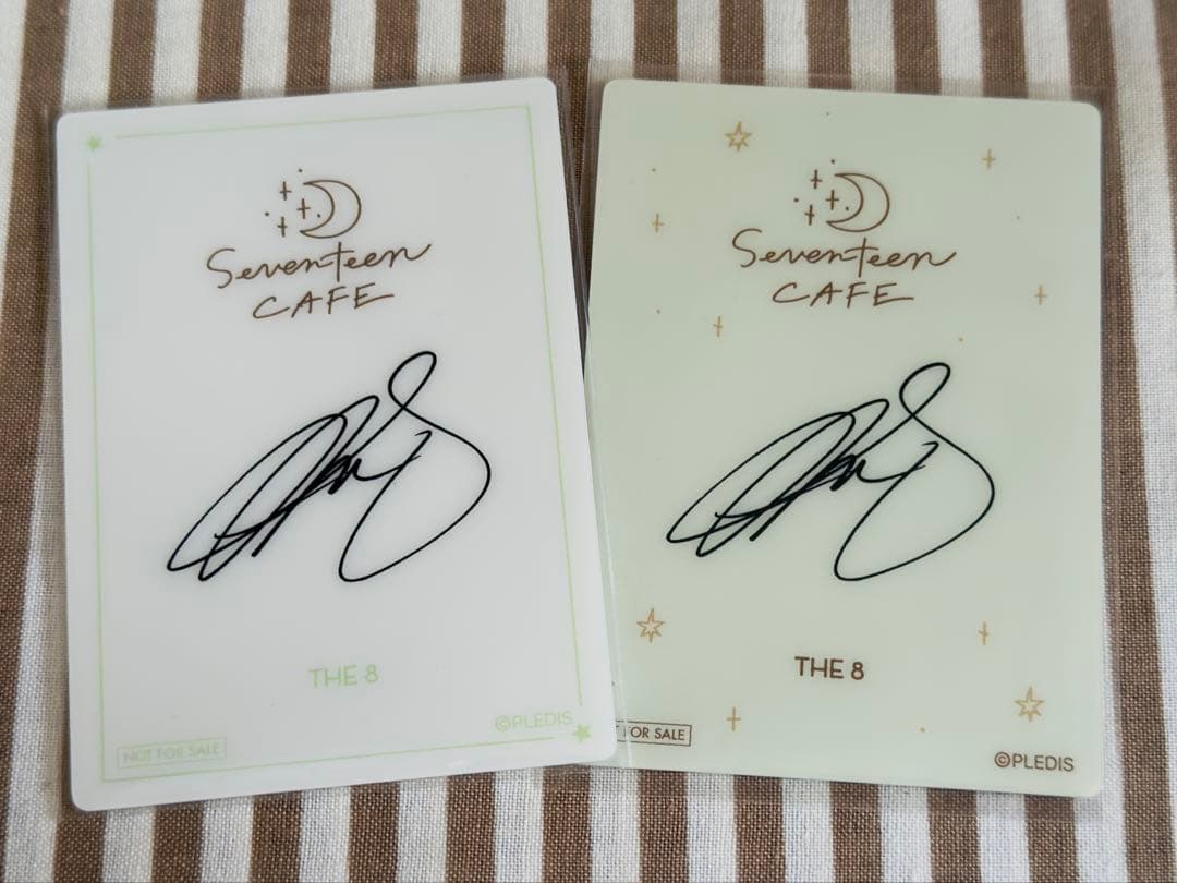 SEVENTEEN THE8 セブチカフェ 2021 特典 トレカ 2枚セット① - メルカリ