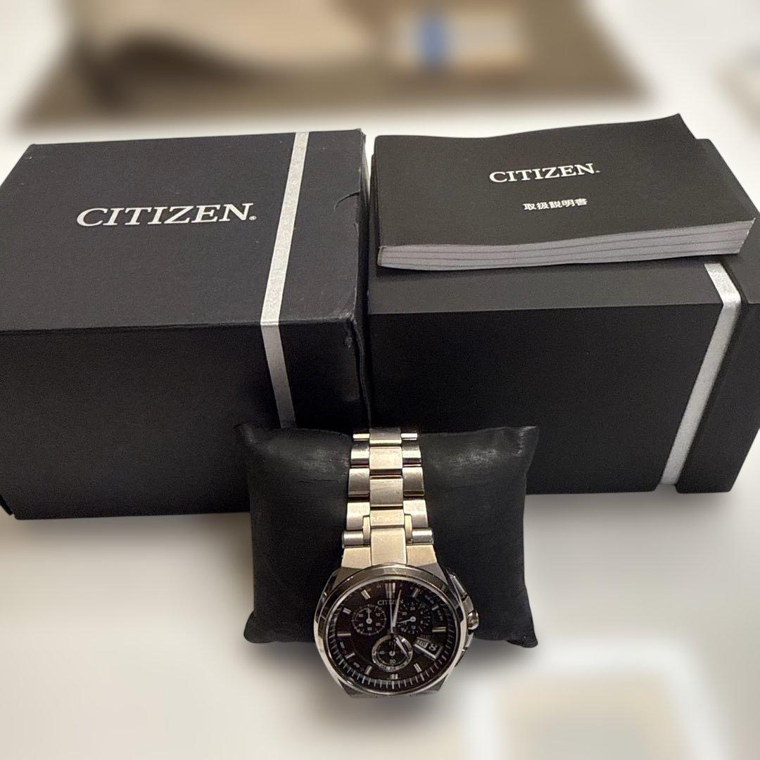 シチズンアテッサエコドライブソーラー電波時計