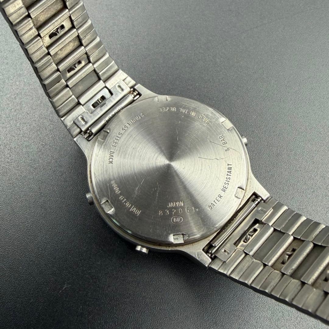 ALBA V600-6130 セイコー アルバ アラーム クロノグラフ