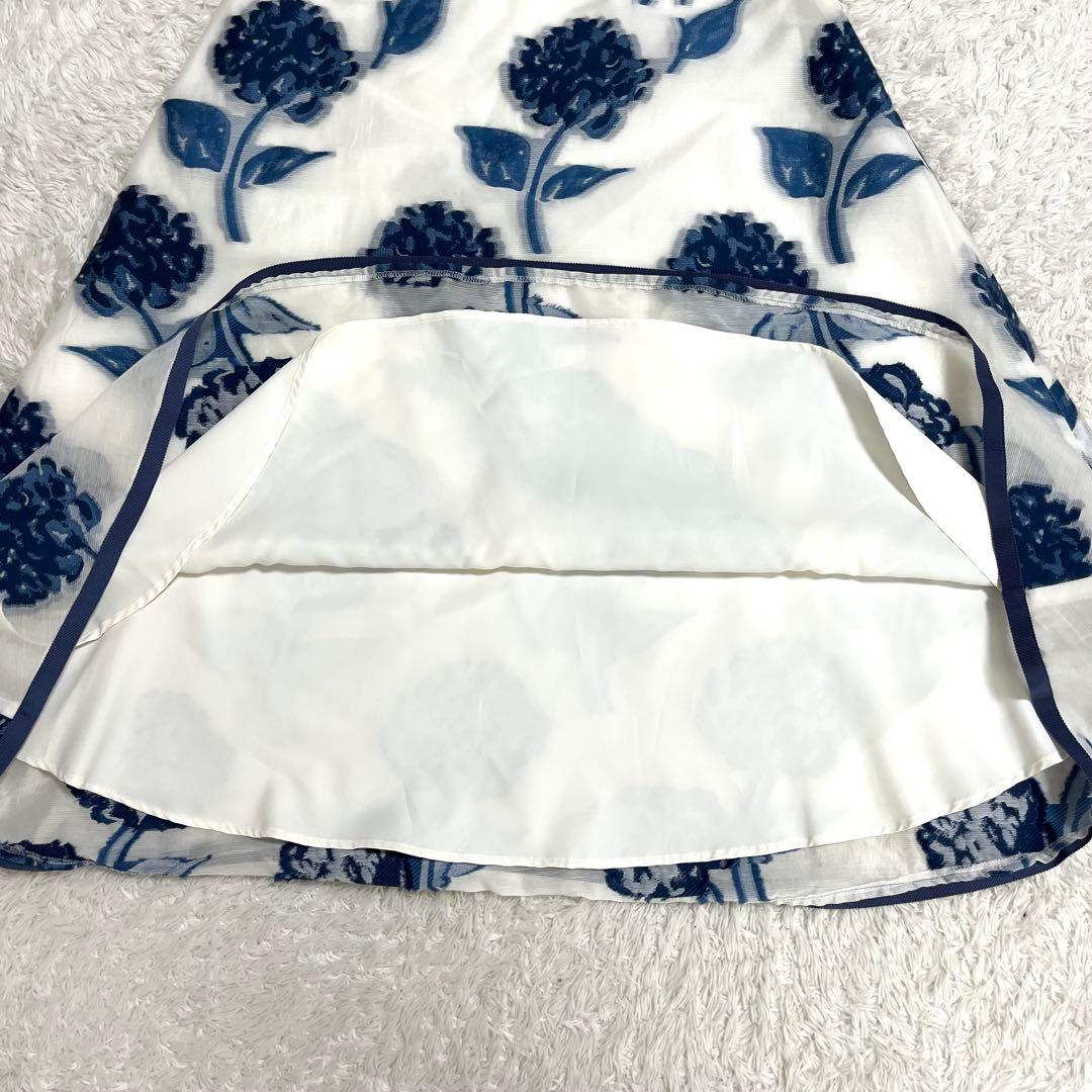 ✨新品タグ付✨エムズグレイシー フレアスカート 花柄 総柄